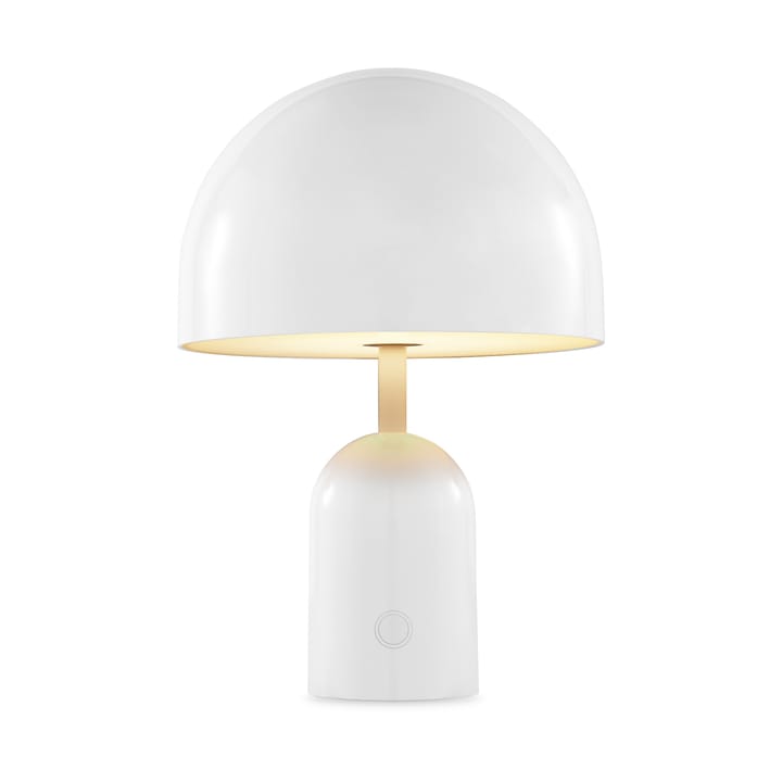 Lampada da tavolo portatile LED Bell, 28 cm, White Tom Dixon