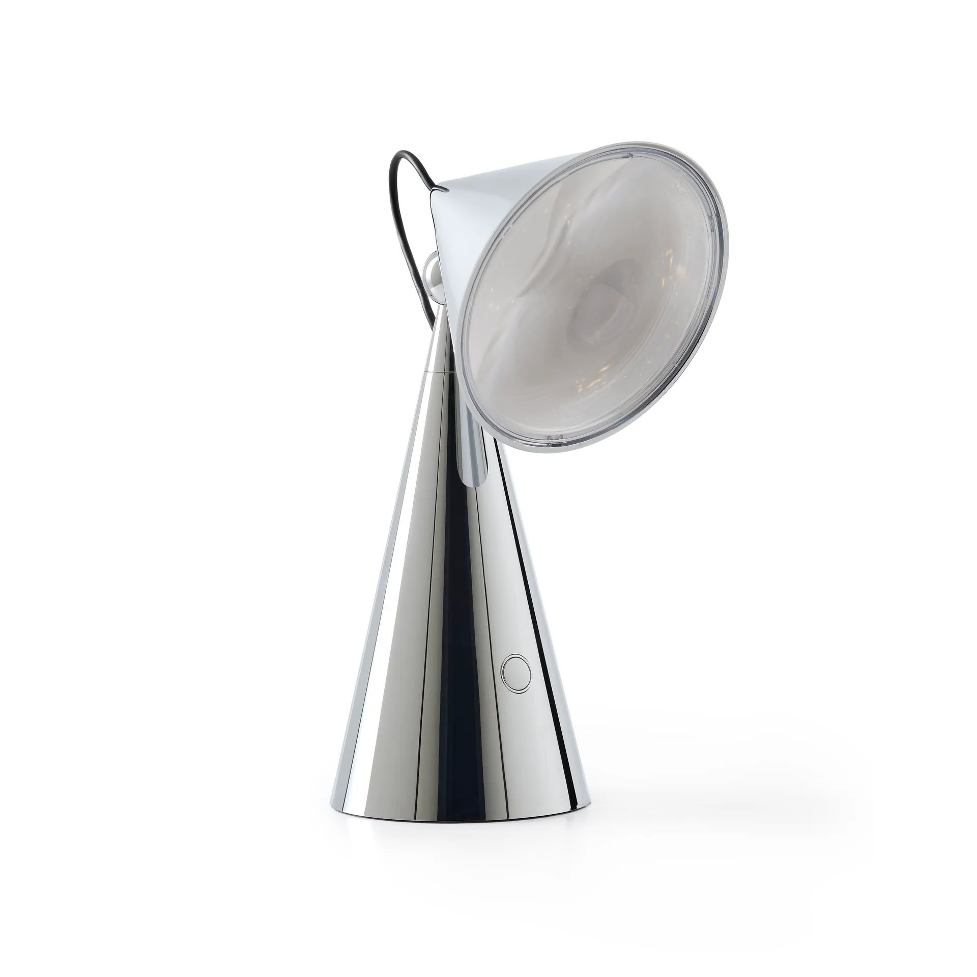 Lampada da tavolo portatile Pose LED, Argento Tom Dixon