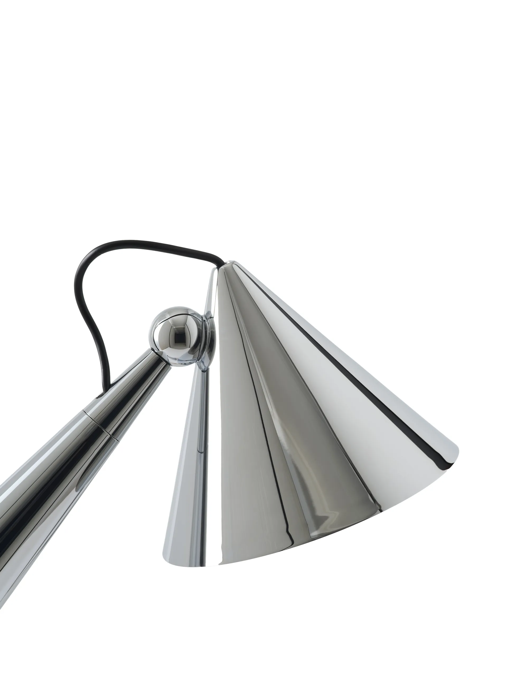 Lampada da tavolo portatile Pose LED, Argento Tom Dixon