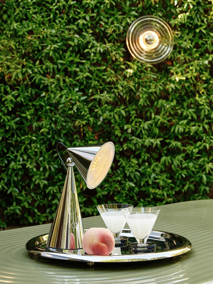 Lampada da tavolo portatile Pose LED, Argento Tom Dixon
