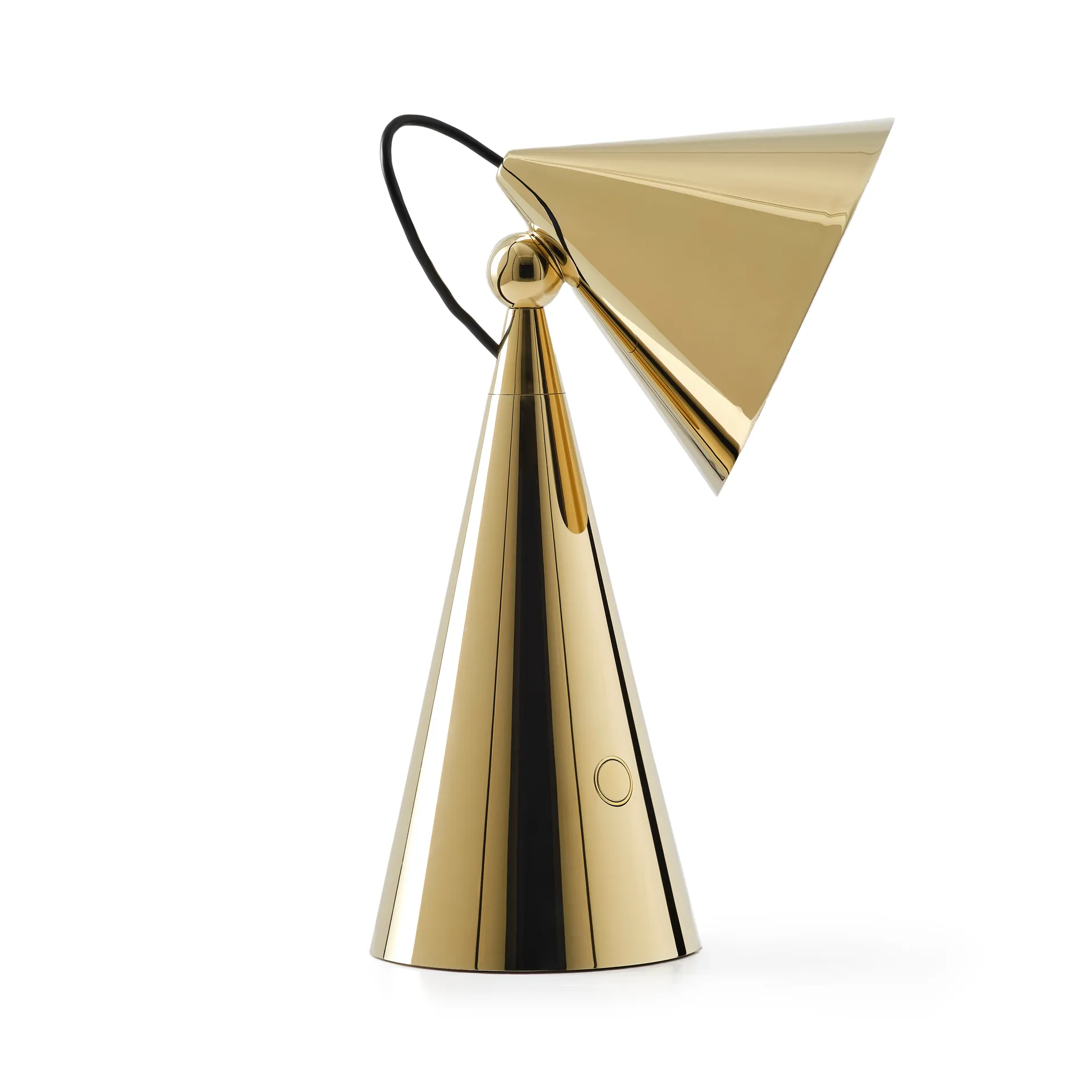 Lampada da tavolo portatile Pose LED, Oro Tom Dixon