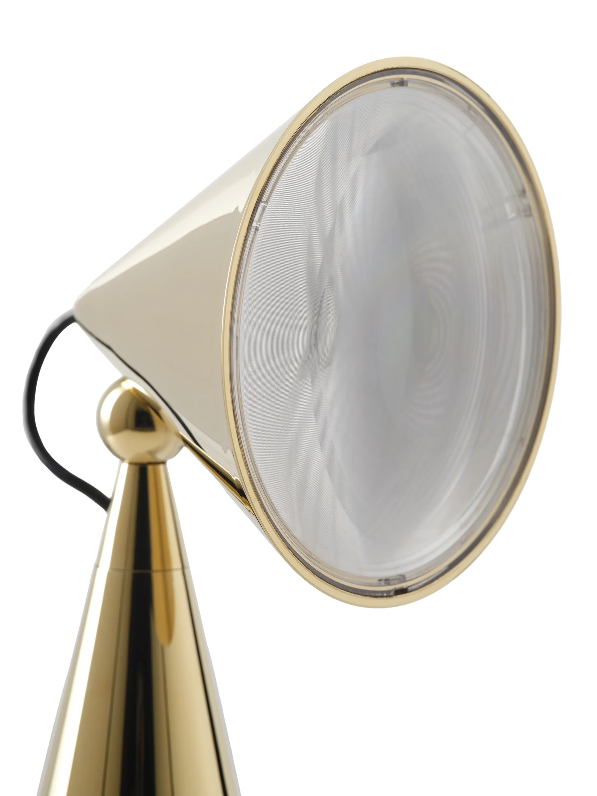 Lampada da tavolo portatile Pose LED, Oro Tom Dixon