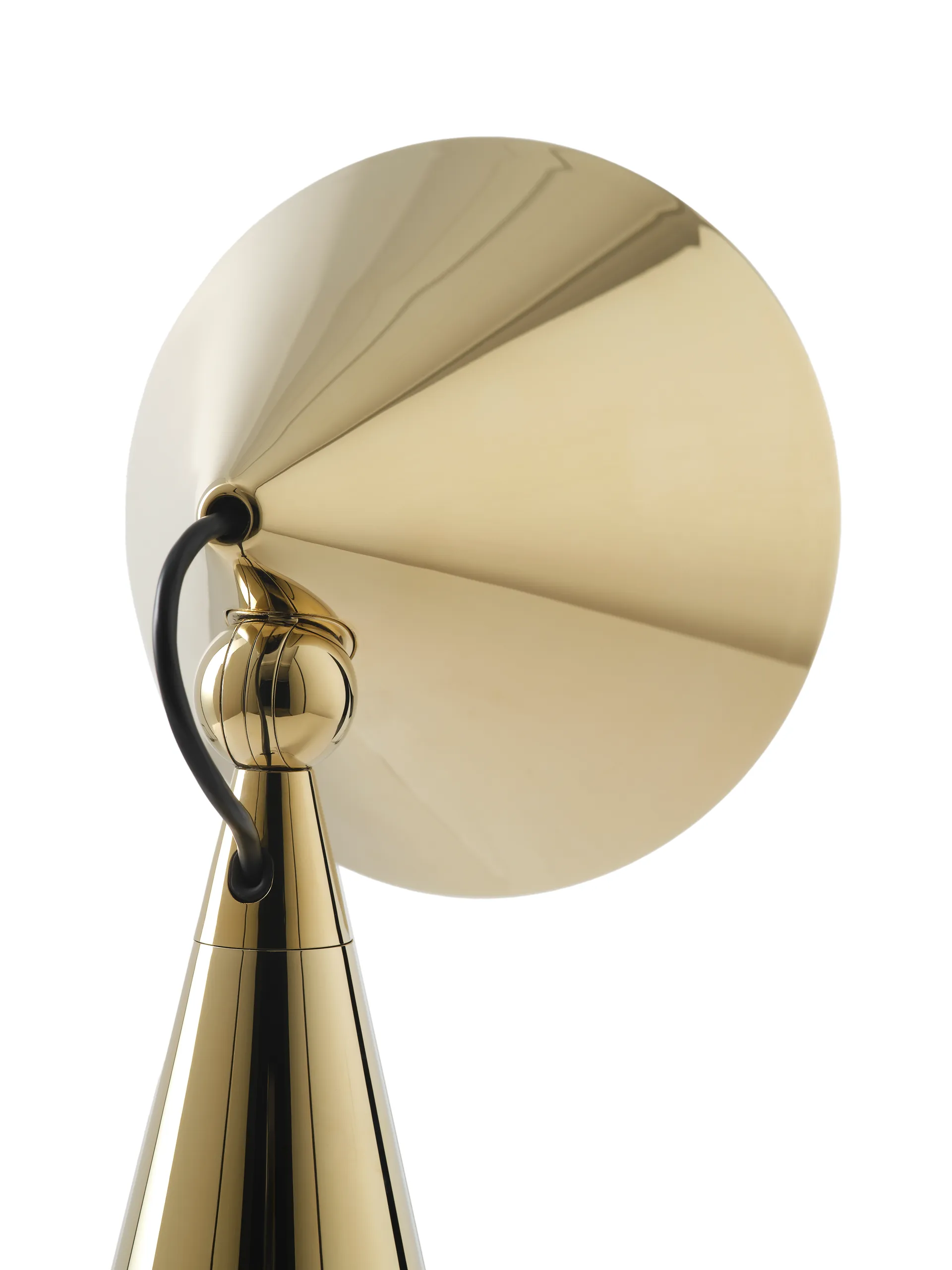 Lampada da tavolo portatile Pose LED, Oro Tom Dixon