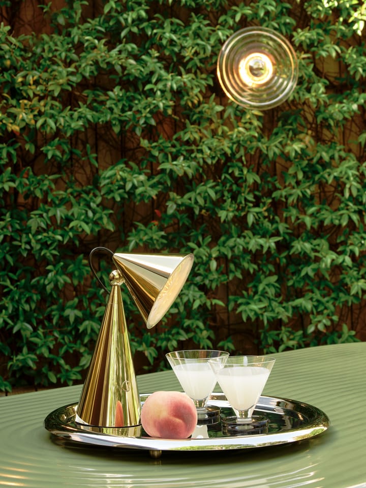 Lampada da tavolo portatile Pose LED, Oro Tom Dixon