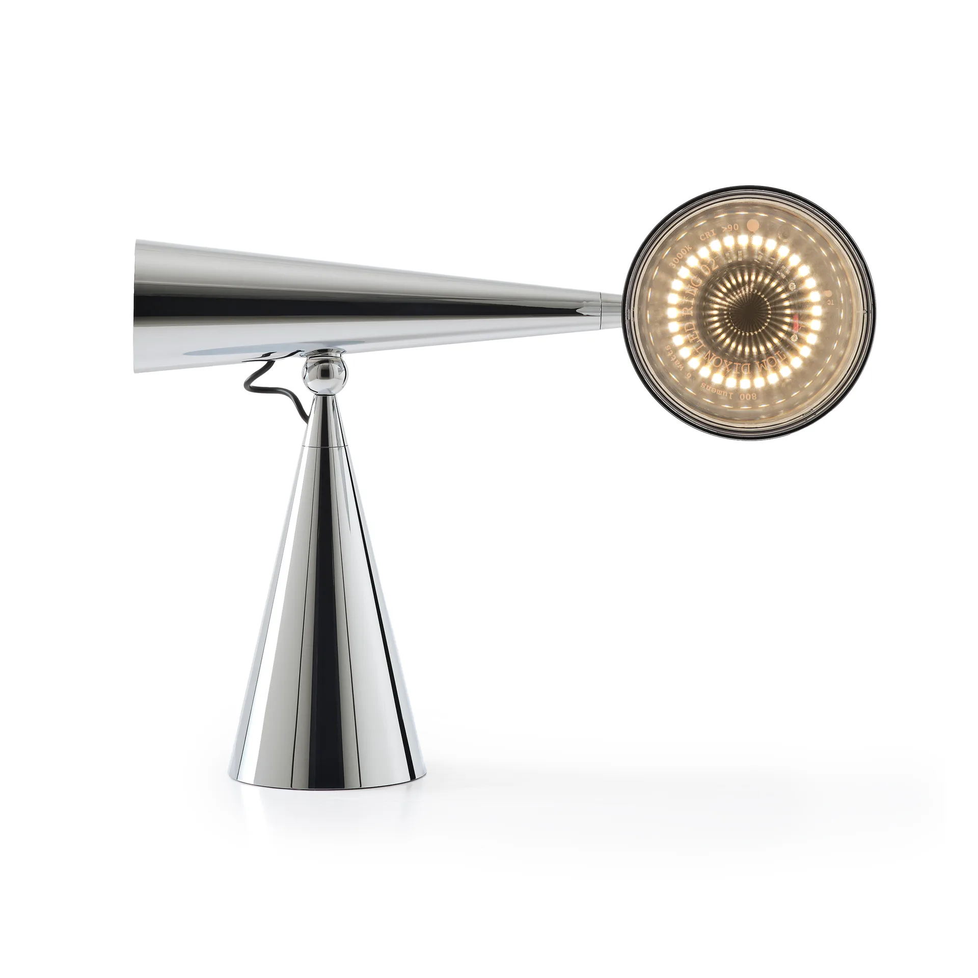 Lampada da tavolo Pose Task LED, Argento Tom Dixon