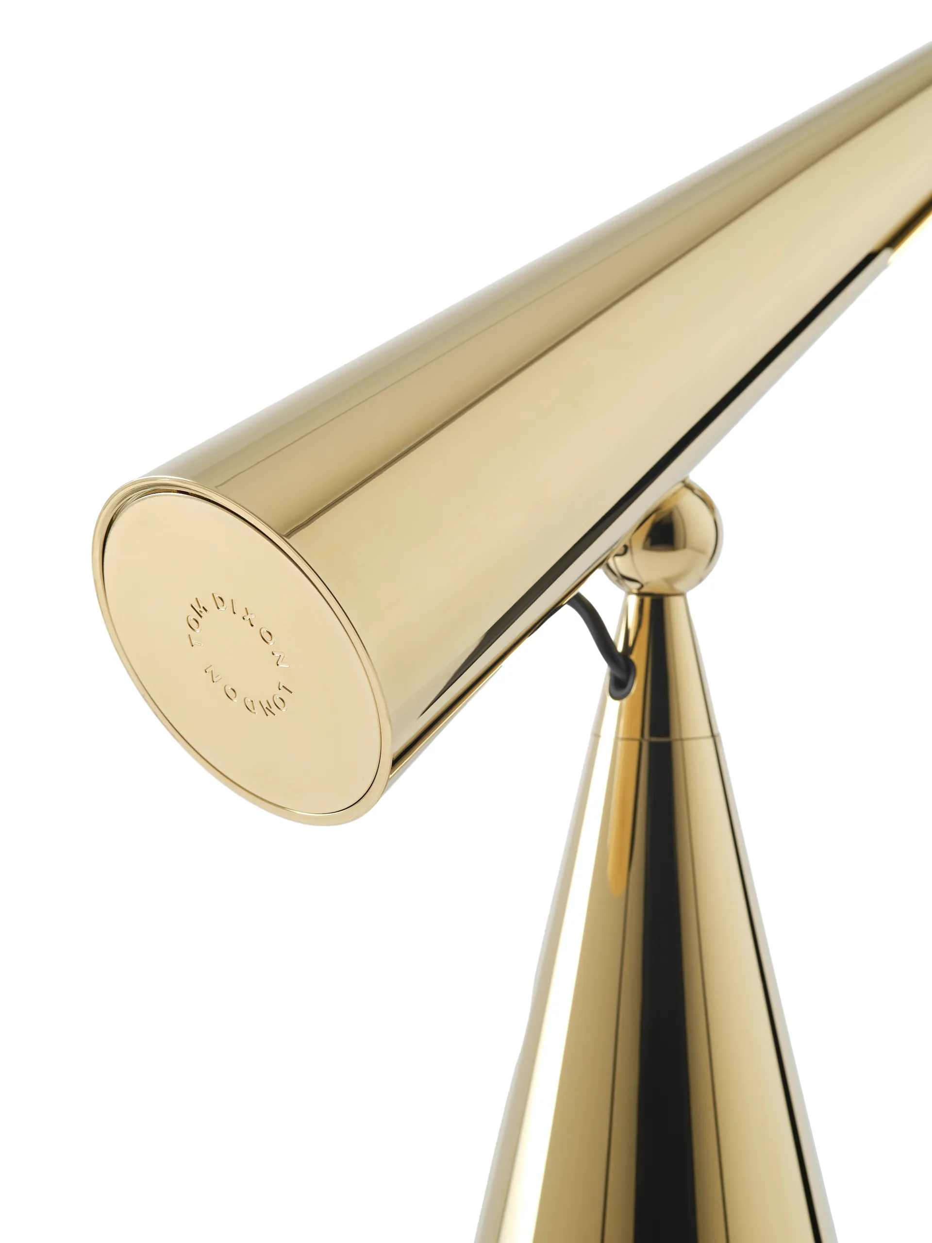 Lampada da tavolo Pose Task LED, Oro Tom Dixon