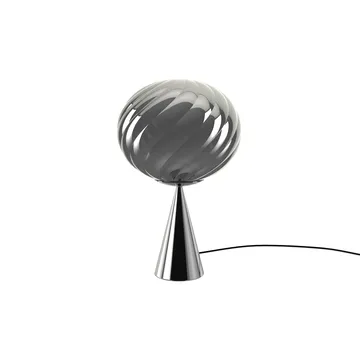 Lampada da tavolo Whirl cone fat - Argento - Tom Dixon