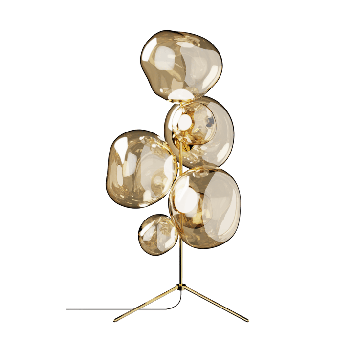 Lampada da terra Melt Chandelier LED 175 cm - Oro - Tom Dixon