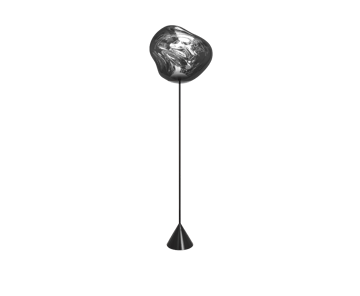 Lampada da terra Melt Cone slim LED 180 cm - Argento - Tom Dixon