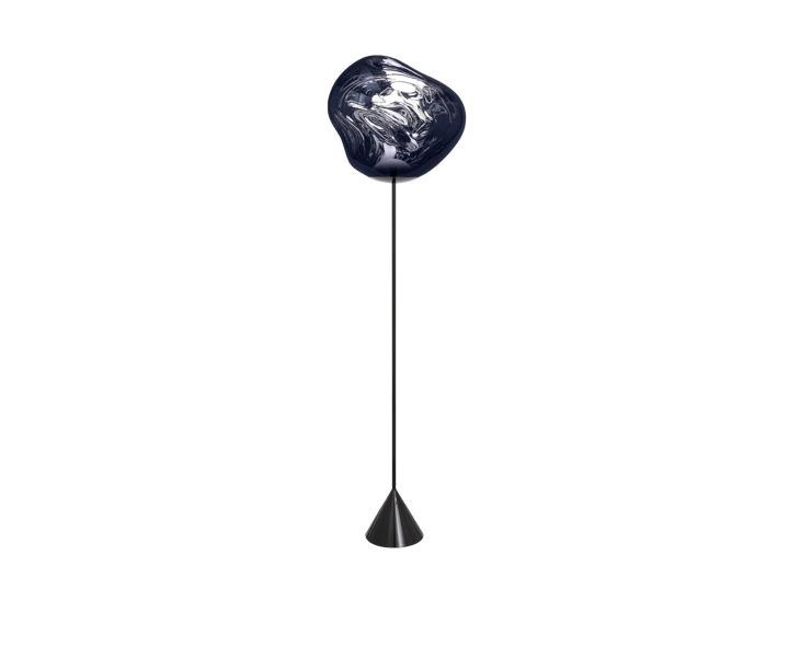 Lampada da terra Melt Cone slim LED 180 cm, Fumo Tom Dixon