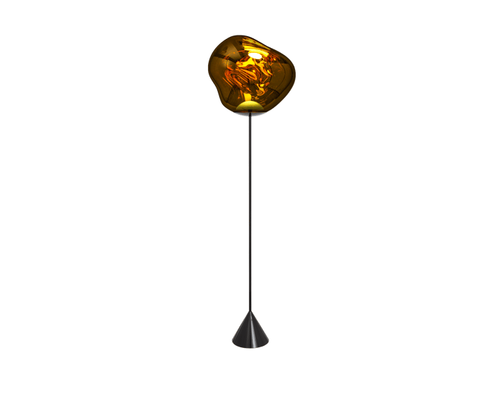 Lampada da terra Melt Cone slim LED 180 cm, Oro Tom Dixon