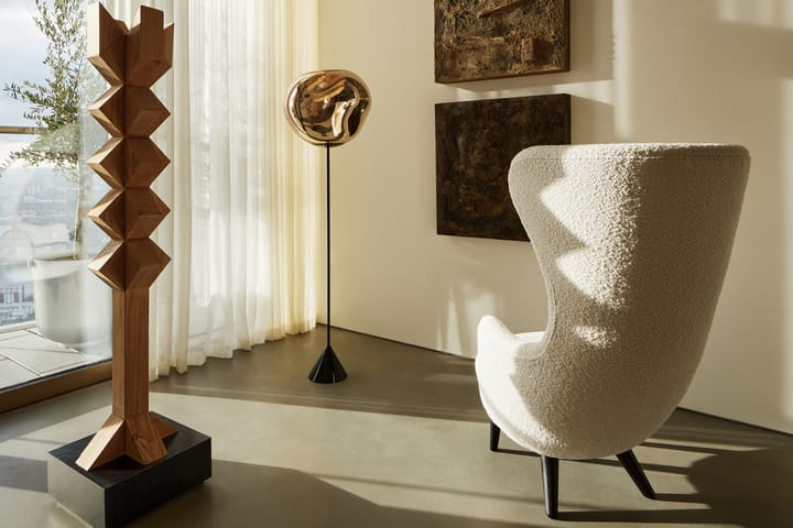 Lampada da terra Melt Cone slim LED 180 cm, Oro Tom Dixon