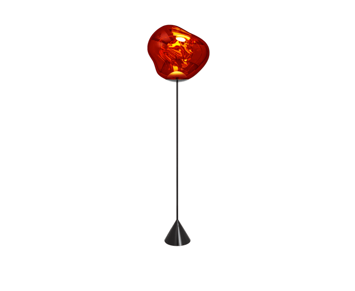 Lampada da terra Melt Cone slim LED 180 cm, Rame Tom Dixon