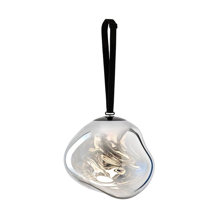 Lampada da terra Melt Portable LED grande, Argento Tom Dixon