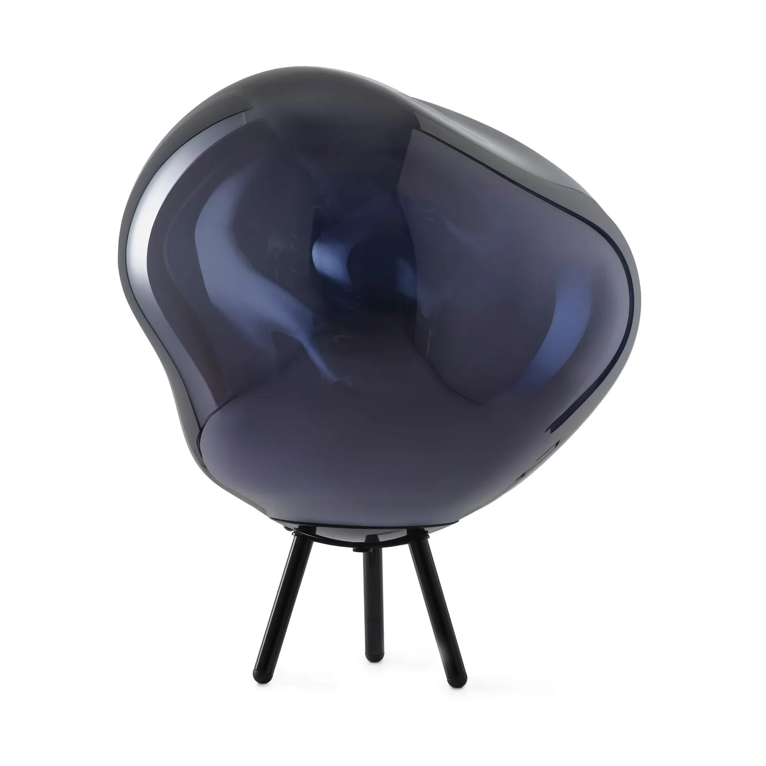 Lampada da terra Melt Portable LED grande, Fumo Tom Dixon