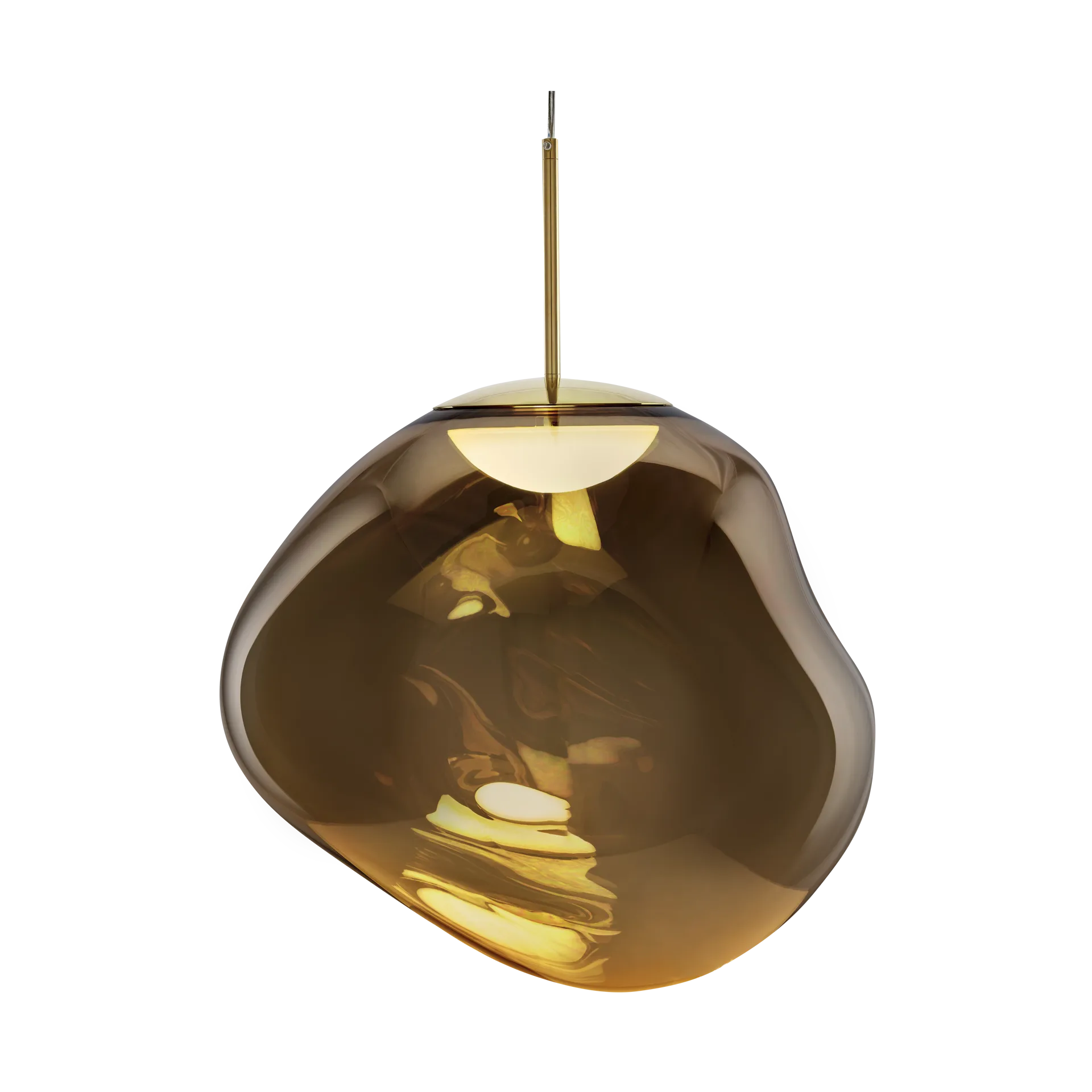 Lampada LED a sospensione Melt, Bronzo Tom Dixon