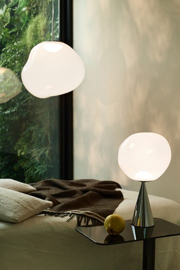 Lampada LED a sospensione Melt - Opale-argento - Tom Dixon