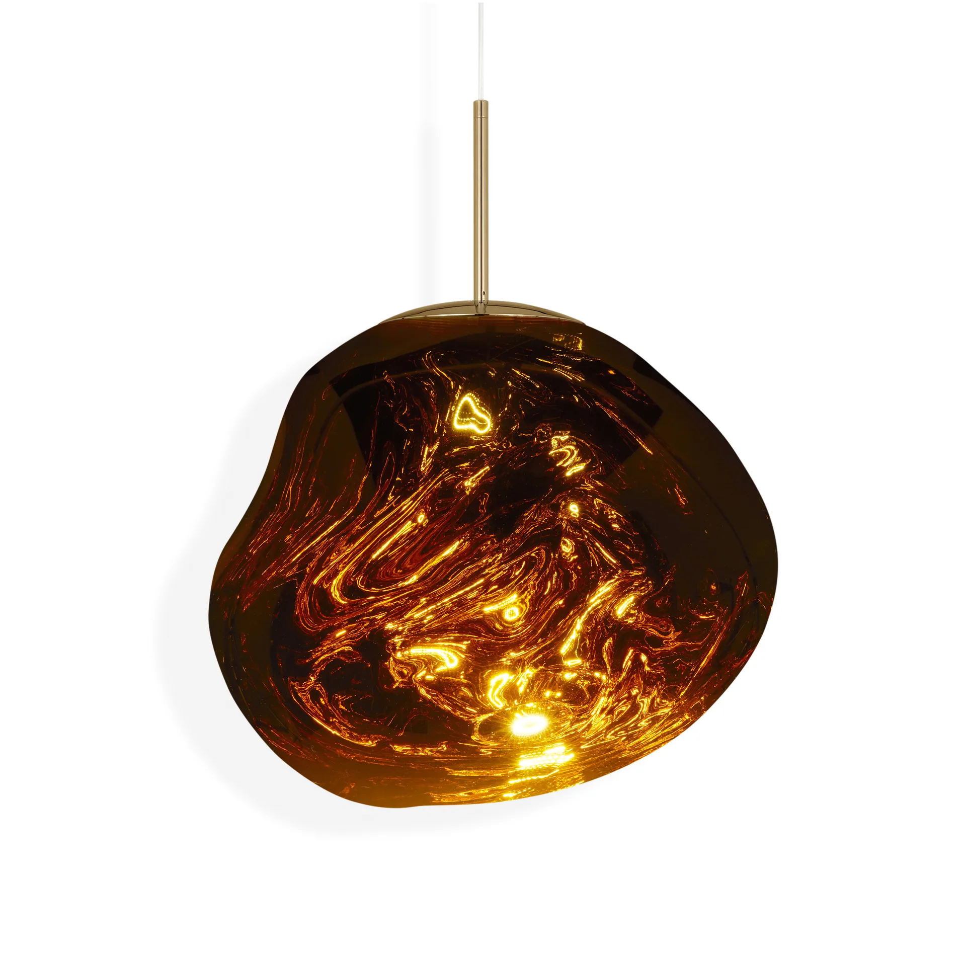Lampada LED a sospensione Melt, Oro Tom Dixon