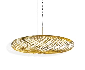 Lampada LED a sospensione Spring ottone - Medio - Tom Dixon
