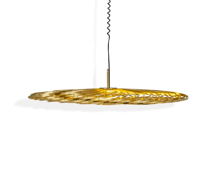 Lampada LED a sospensione Spring ottone, Medio Tom Dixon