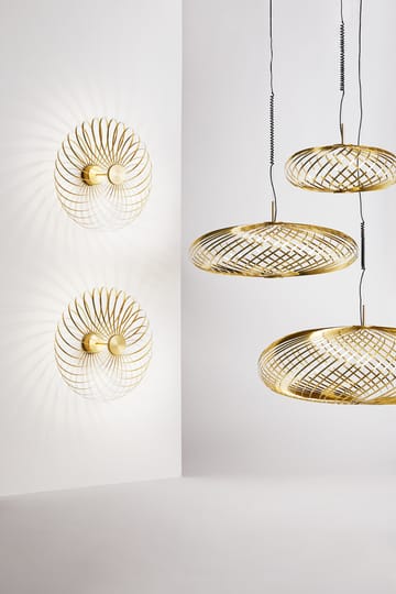 Lampada LED a sospensione Spring ottone - Medio - Tom Dixon