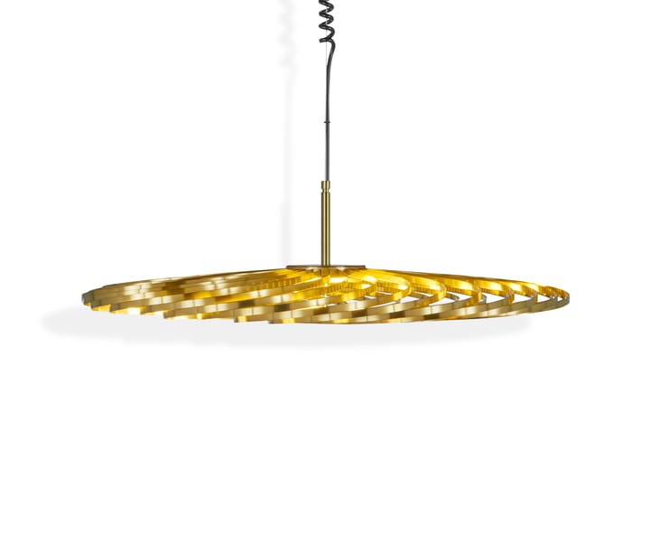 Lampada LED a sospensione Spring ottone, Piccolo Tom Dixon