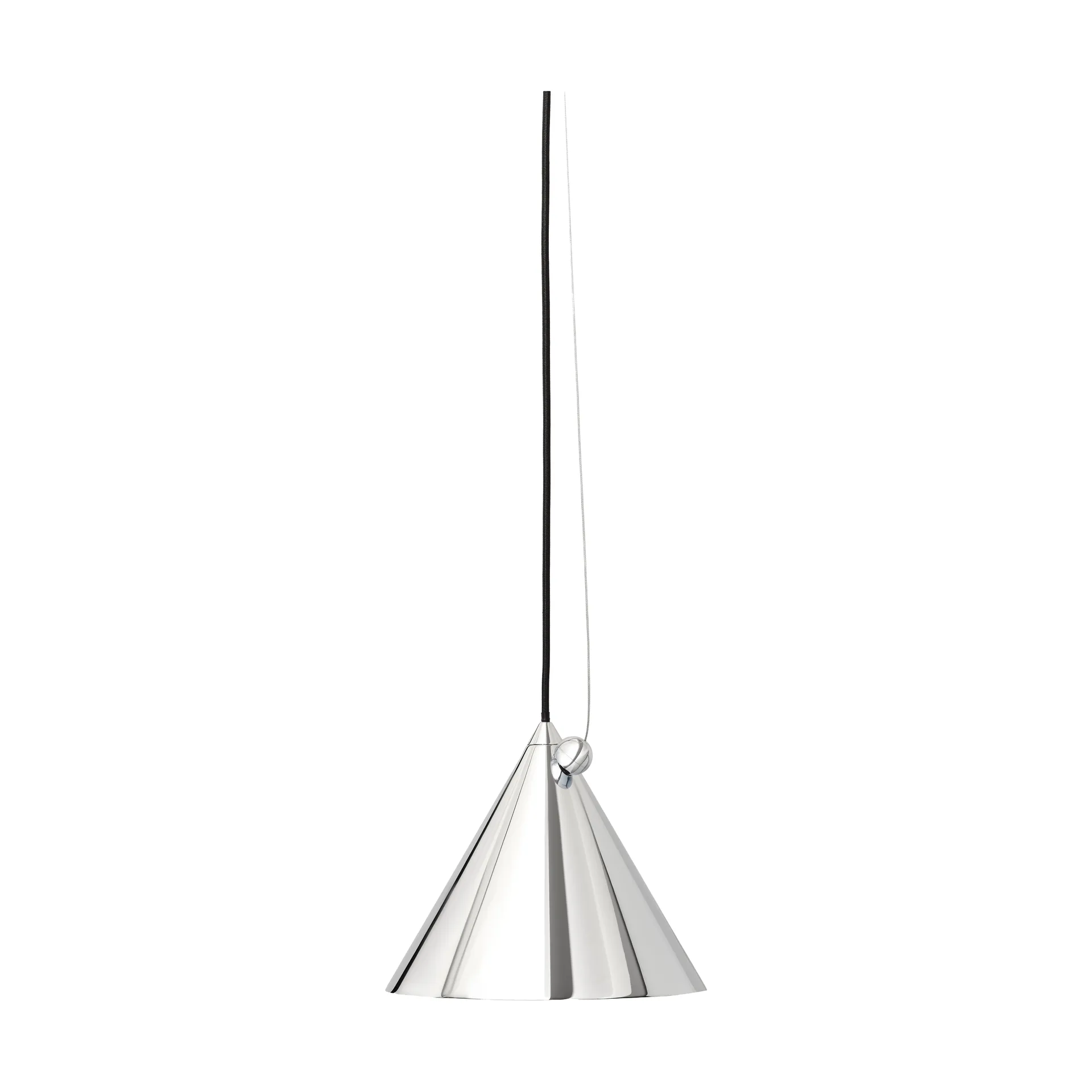 Lampada sospesa Pose, Argento, Ø25×24,5 cm Tom Dixon