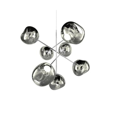 Lampadario grande Melt Chandelier LED 196 cm - Argento - Tom Dixon