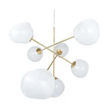 Lampadario grande Melt Chandelier LED 196 cm - Opale-oro - Tom Dixon