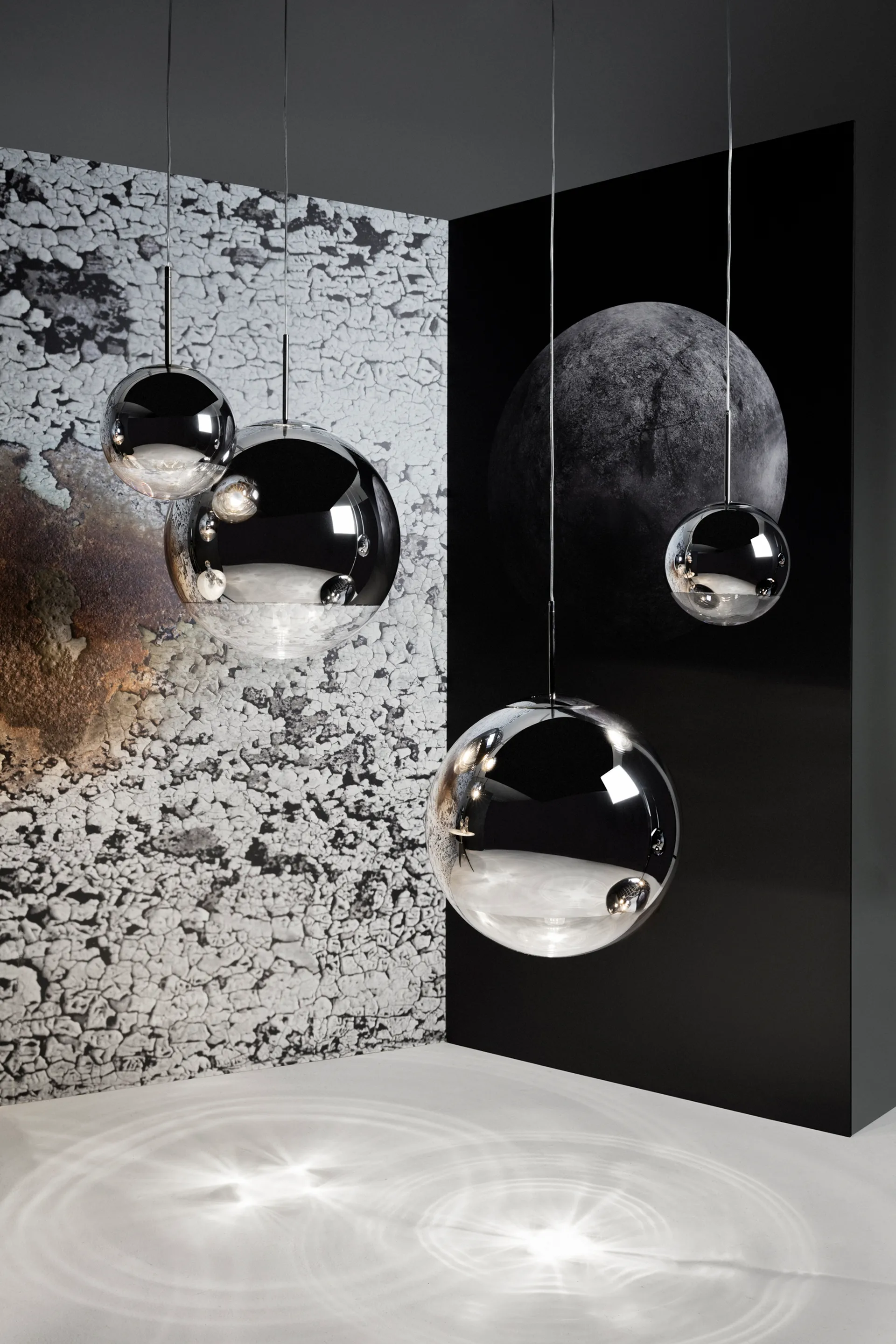 Lampadario LED Mirror Ball Ø 40 cm, Cromo Tom Dixon