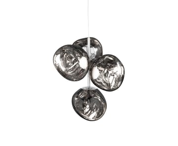 Lampadario Melt Chandelier mini LED 63,4 cm - Argento - Tom Dixon