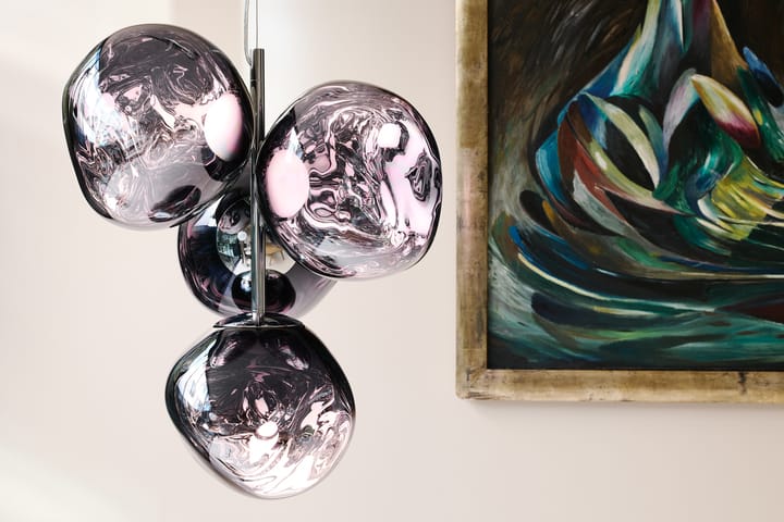 Lampadario Melt Chandelier mini LED 63,4 cm, Fumo Tom Dixon