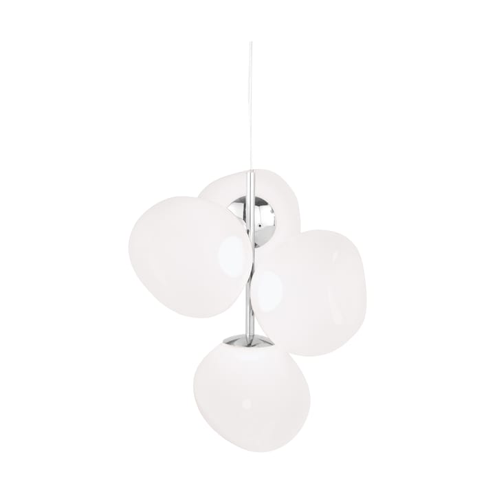 Lampadario piccolo Melt Chandelier LED 103 cm - Opale-argento - Tom Dixon