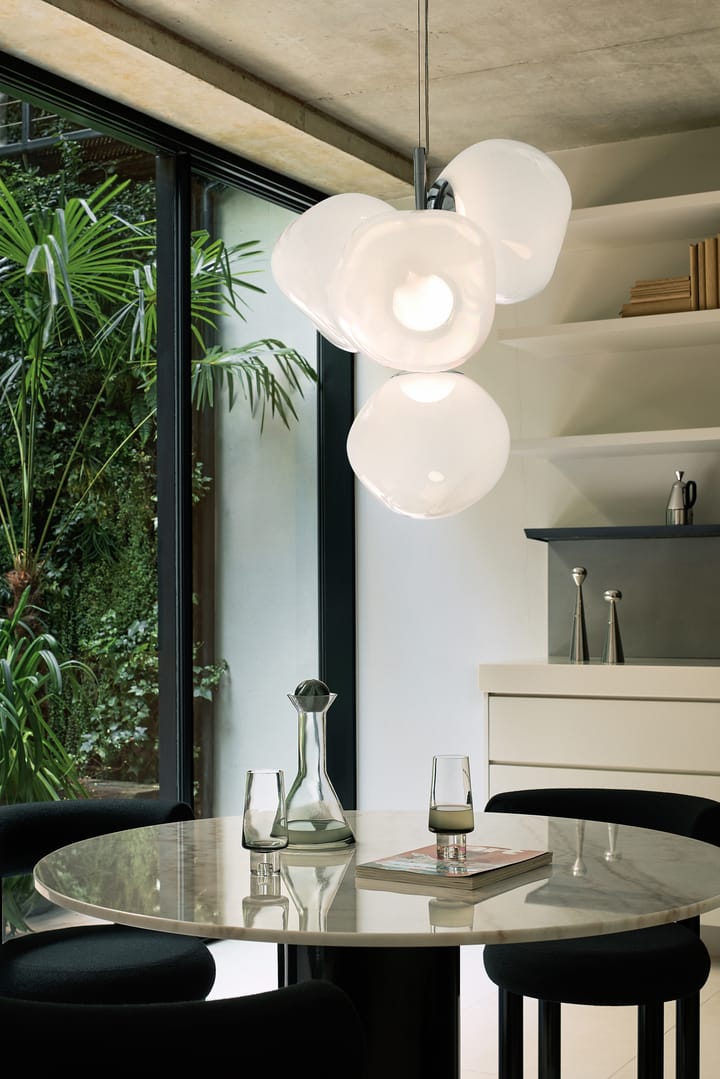 Lampadario piccolo Melt Chandelier LED 103 cm, Opale-oro Tom Dixon