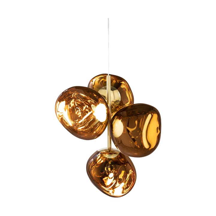 Lampadario piccolo Melt Chandelier LED 103 cm - Oro - Tom Dixon