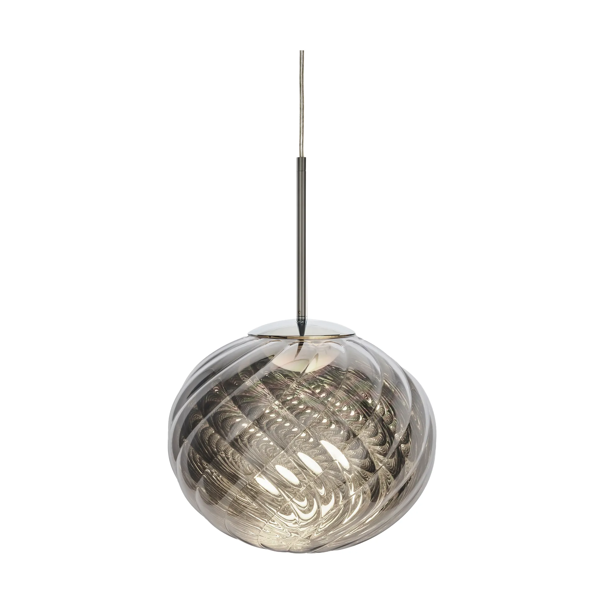 Lampadario Whirl Ø30 cm, Argento Tom Dixon