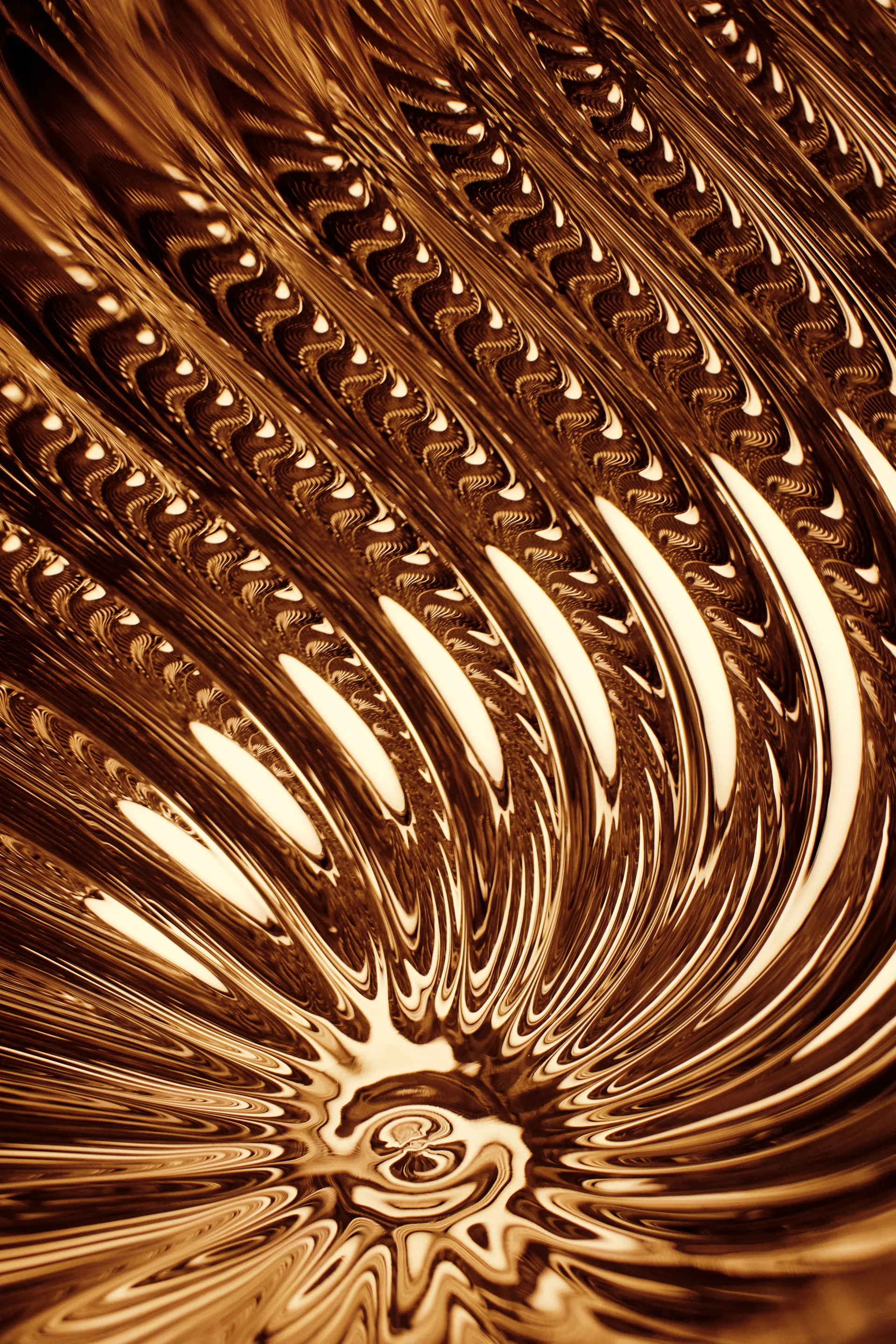 Lampadario Whirl Ø30 cm, Oro Tom Dixon