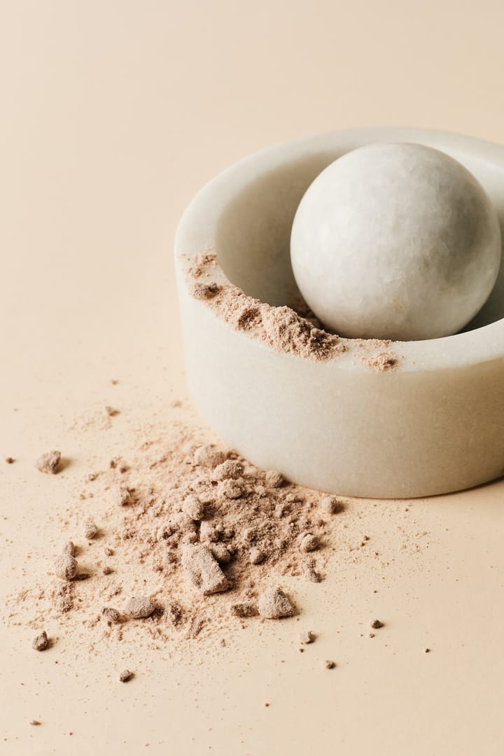 Macinapepe Stone Ø12 cm, Marmo bianco Tom Dixon