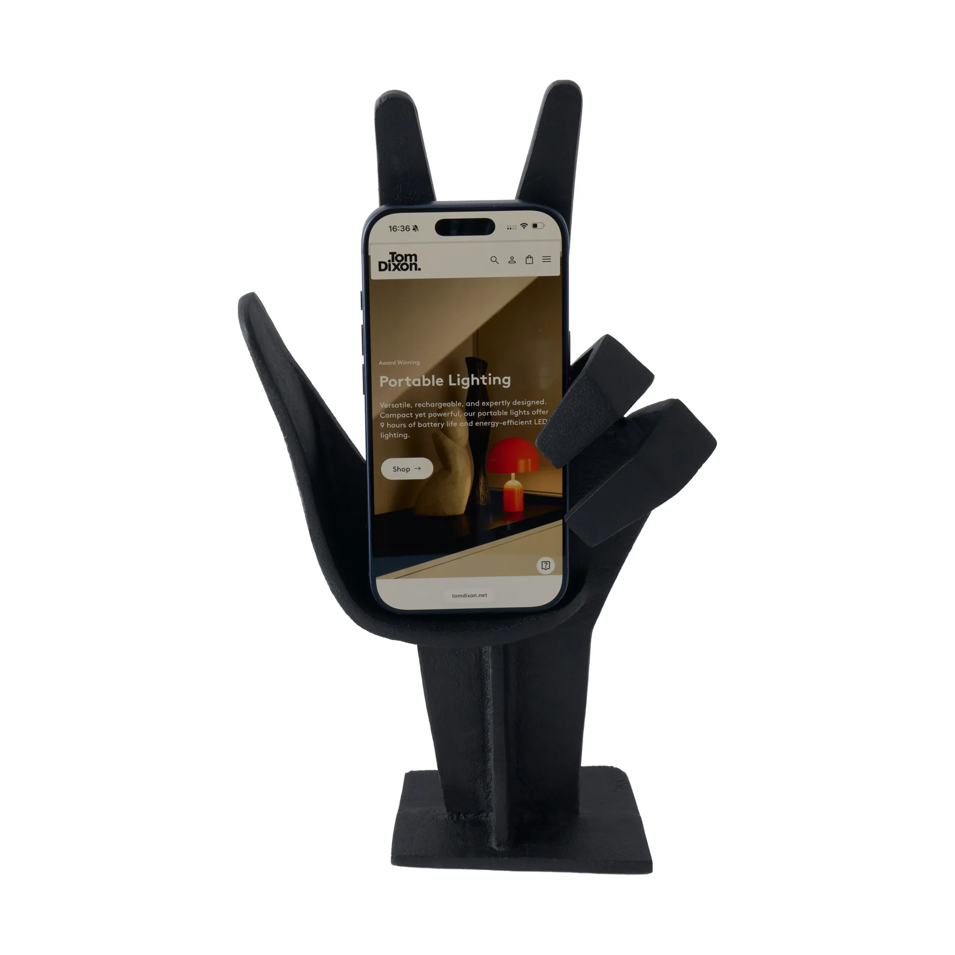 Mano in ghisa, Black, 29,8x6,5 cm Tom Dixon