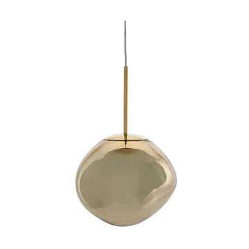 Melt lampada a sospensione LED - Bronze (bronzo), mini 27x28 cm - Tom Dixon