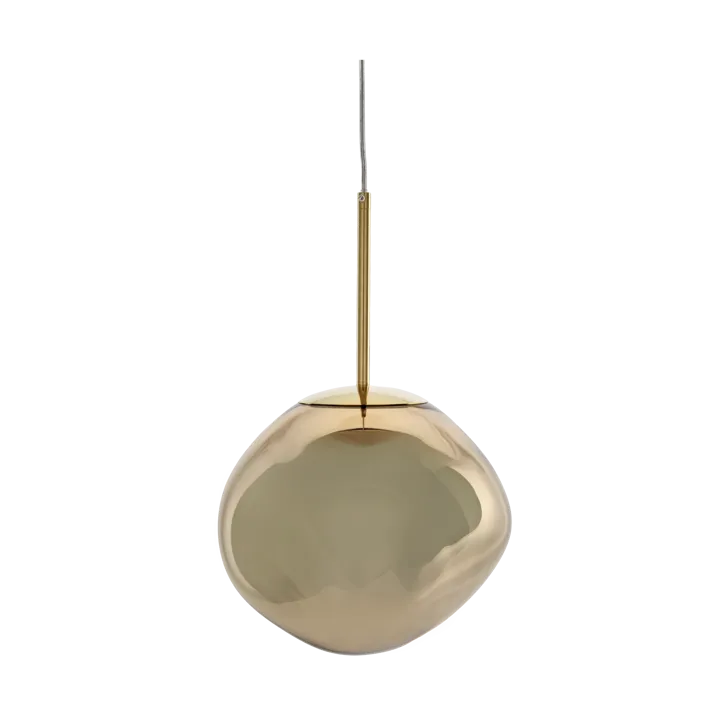 Melt lampada a sospensione LED - Bronze (bronzo), mini 27x28 cm - Tom Dixon