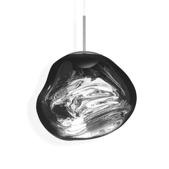Melt lampada a sospensione LED - Chrome (cromo), medium 50x50 cm - Tom Dixon