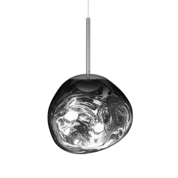 Melt lampada a sospensione LED - Chrome (cromo), mini 27x28 cm - Tom Dixon