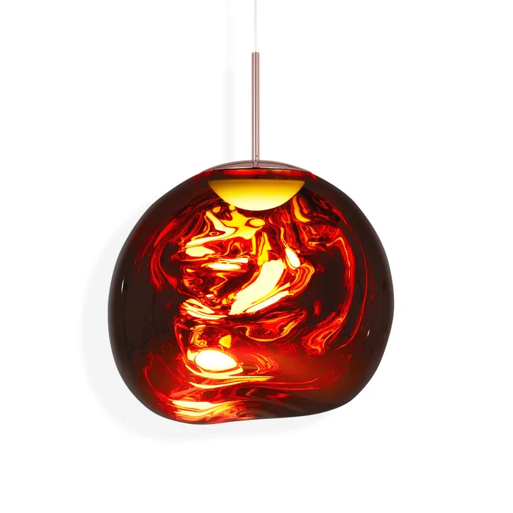 Melt lampada a sospensione LED - Copper (rame), medium 50x50 cm - Tom Dixon