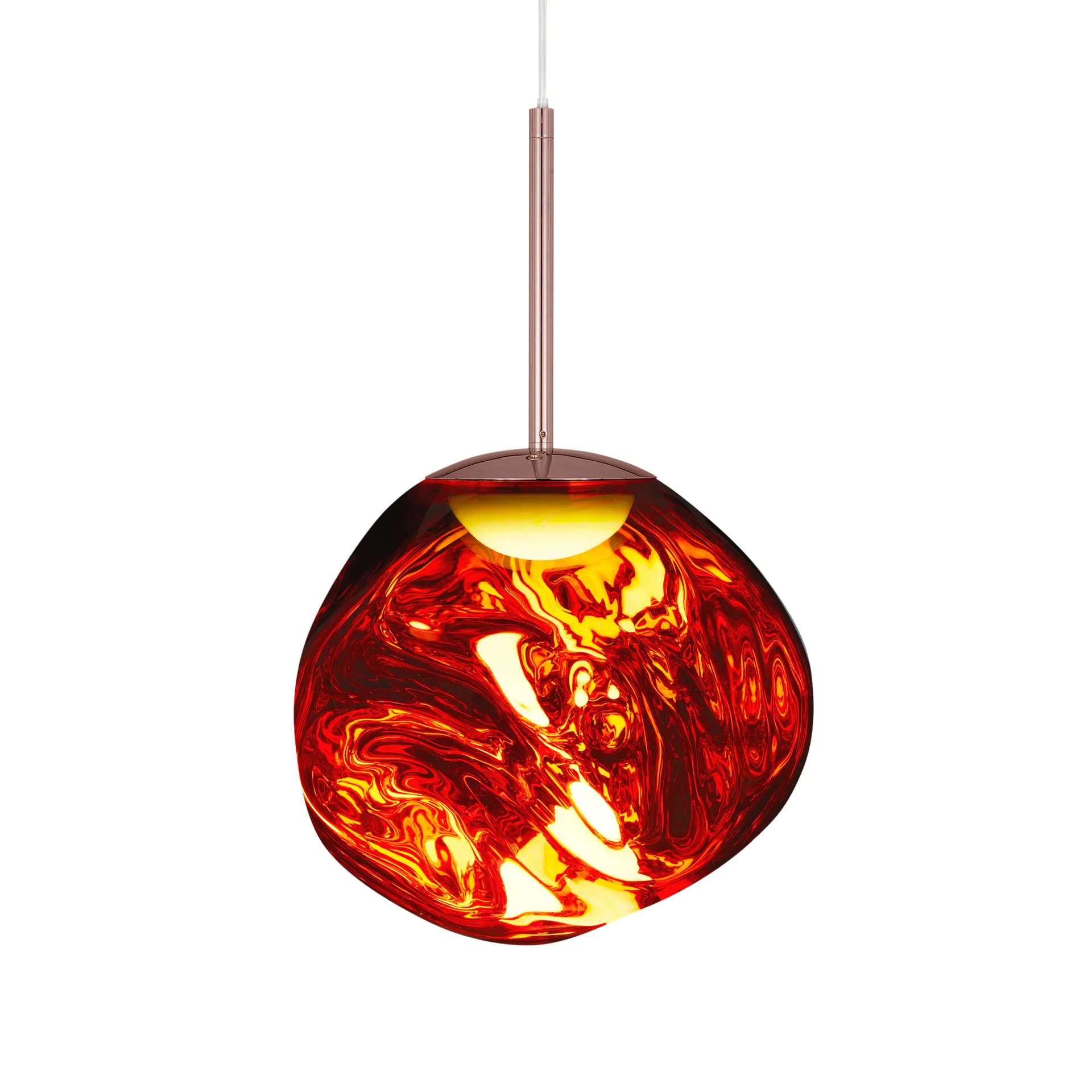 Melt lampada a sospensione LED, Copper (rame), mini 27x28 cm Tom Dixon
