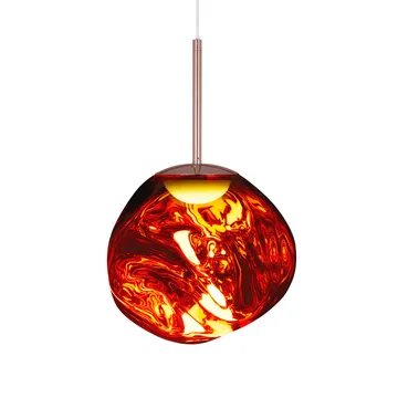 Melt lampada a sospensione LED - Copper (rame), mini 27x28 cm - Tom Dixon
