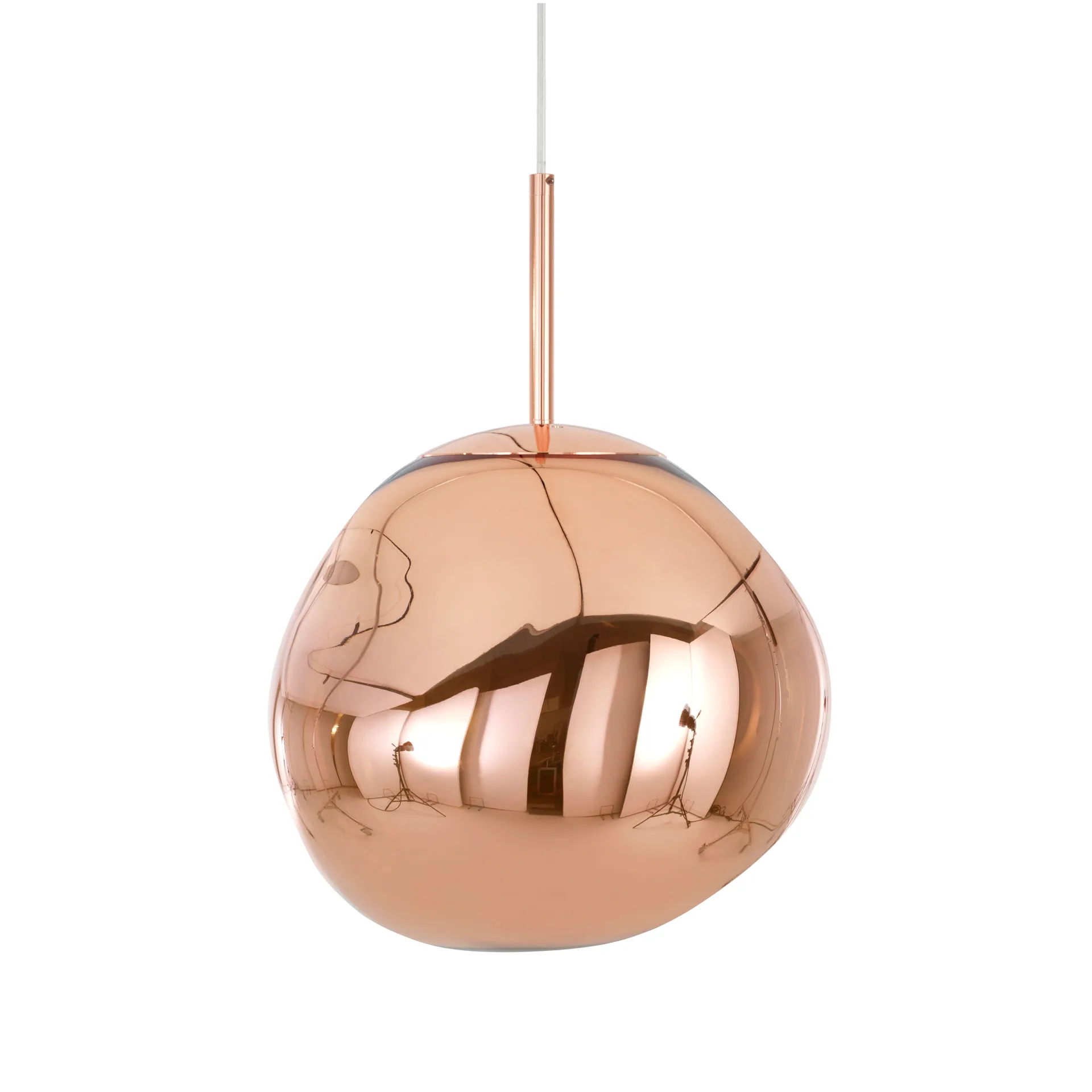 Melt lampada a sospensione LED, Copper (rame), mini 27x28 cm Tom Dixon