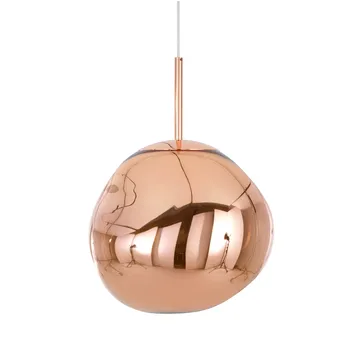 Melt lampada a sospensione LED - Copper (rame), mini 27x28 cm - Tom Dixon