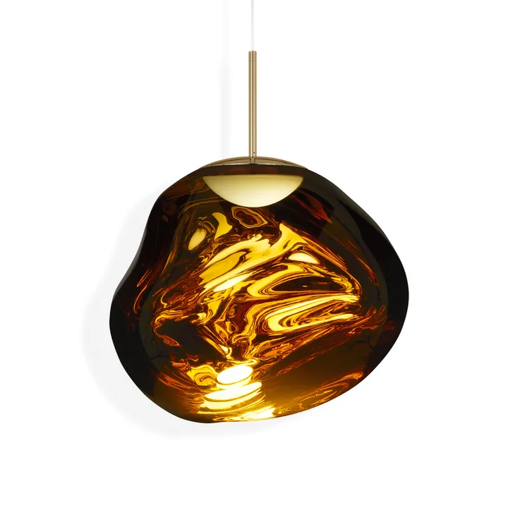 Melt lampada a sospensione LED - Gold (oro), medium 50x50 cm - Tom Dixon
