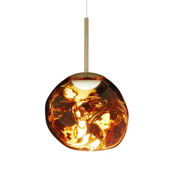 Melt lampada a sospensione LED - Gold (oro), mini 27x28 cm - Tom Dixon